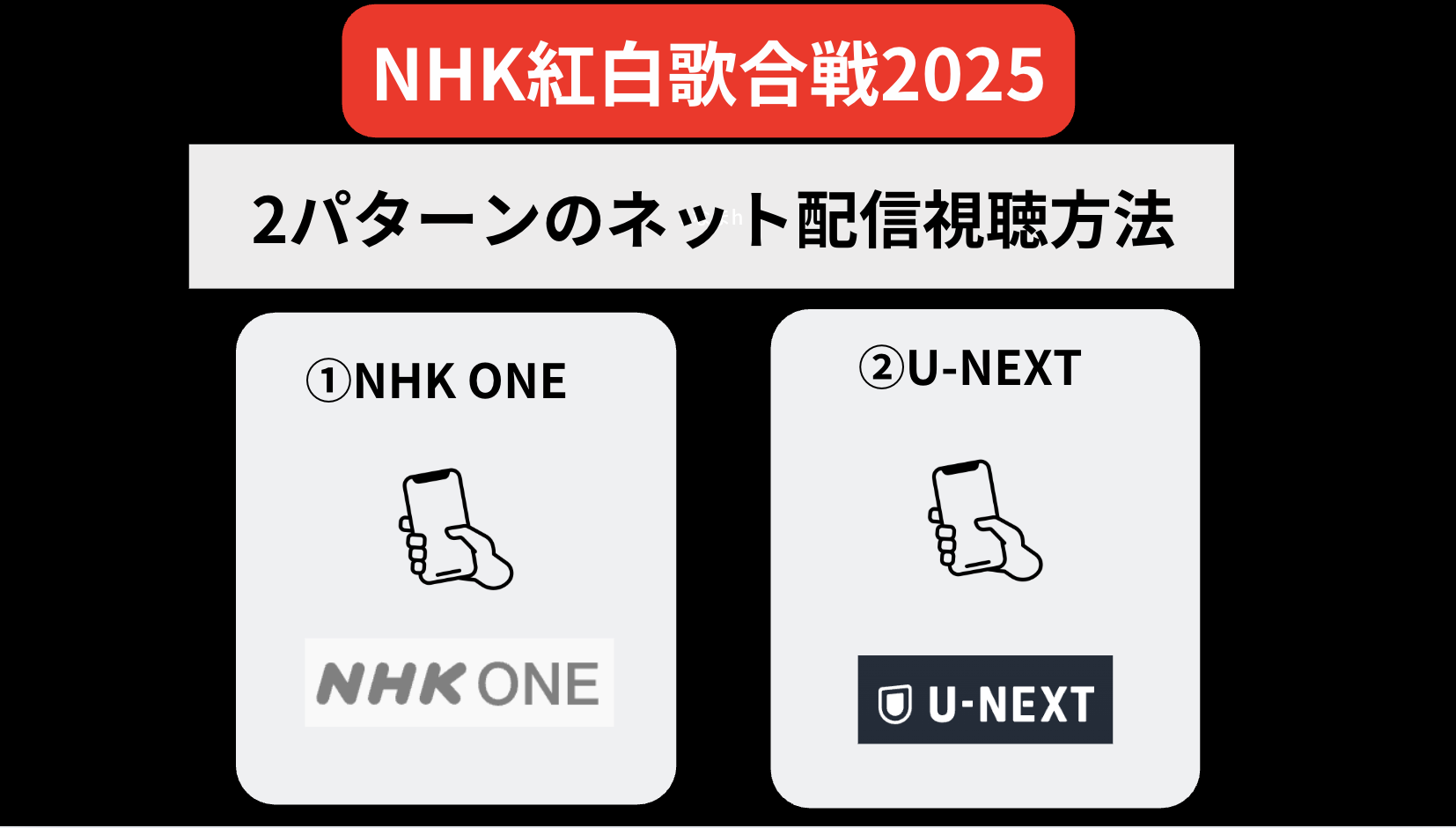 紅白歌合戦2025のネット配信での視聴方法は？海外から見る場合の注意点も